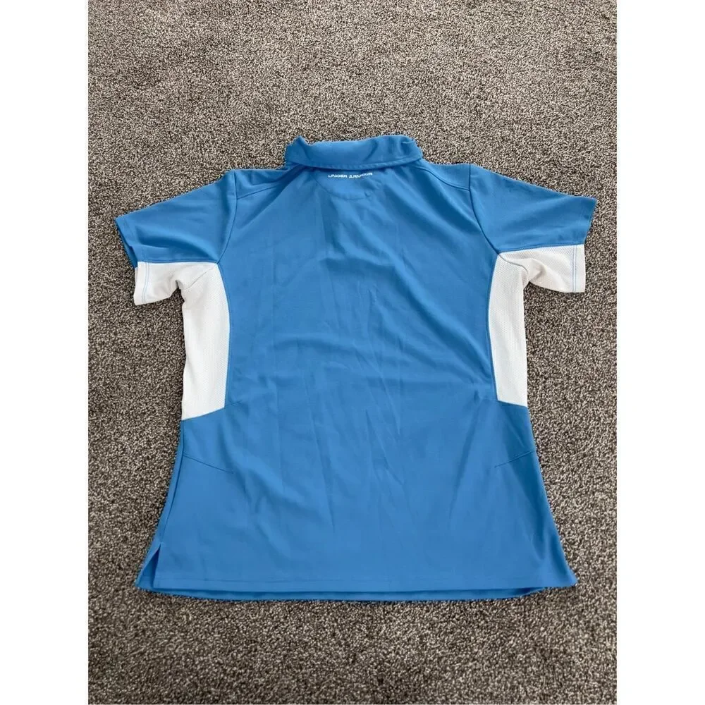 Under Armour youth large zip front polo